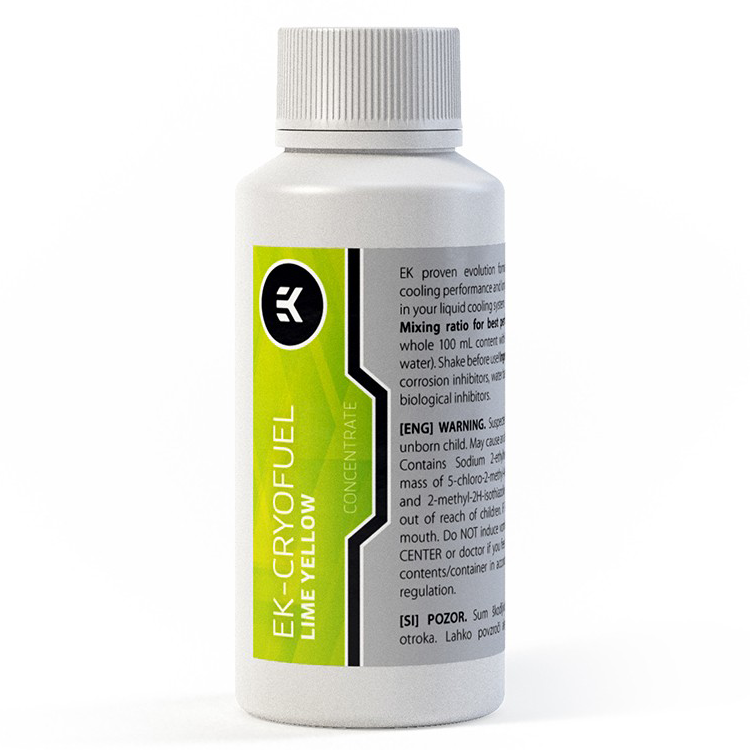 Cooling System EKWB EKWB3831109880166 EK-CryoFuel Lime Yellow Concentrate 100 mL