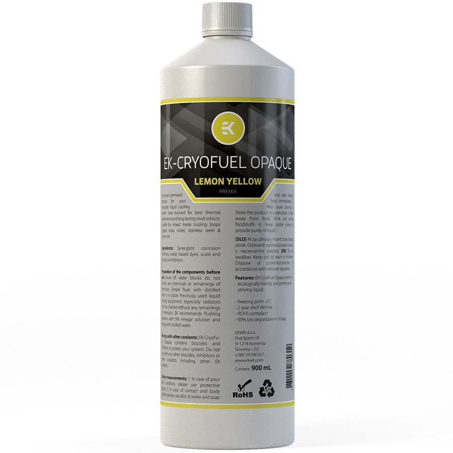Cooling System EKWB EKWB3831109880210 EK-CryoFuel Lime Yellow Premix 900 mL