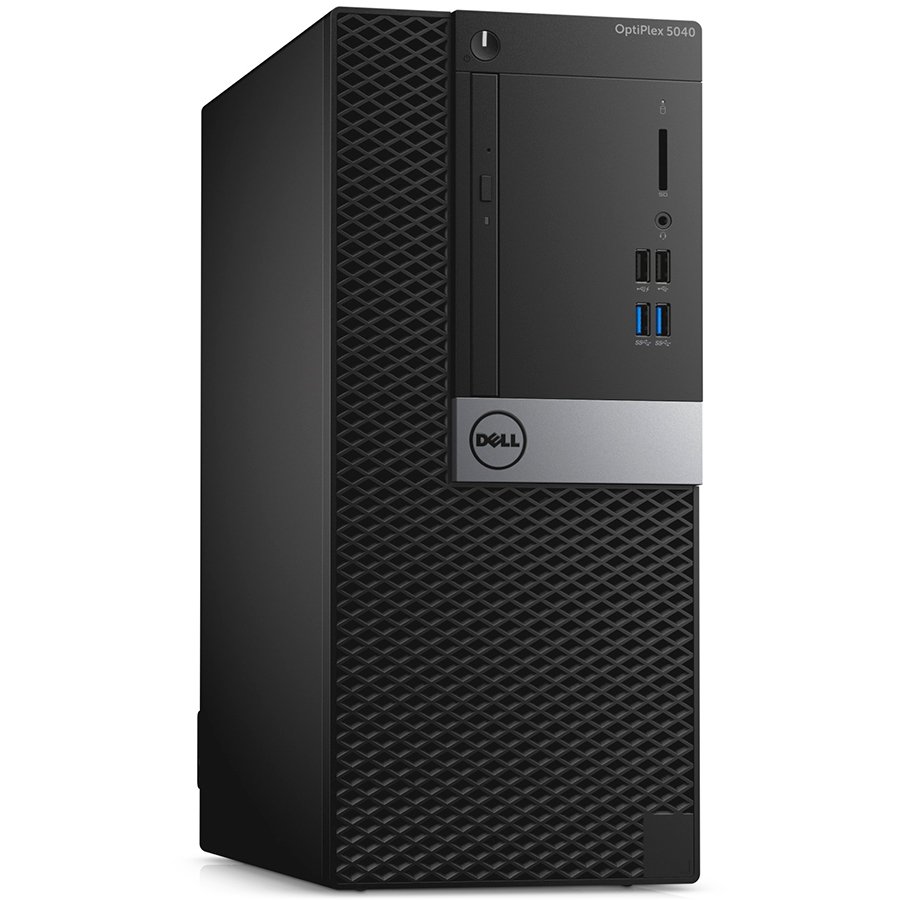 Desktop Computer DELL N008O5040MT03_UBU-14 Dell Optiplex 5040 MiniTower, Intel Core i3-6100), 4GB (1x4GB) 1600MHz DDR3, 1TB 3.5inch SATA III (7.200 Rpm), Intel HD Graphics, 16x DVD+/-RW Drive, Dell MS116 USB Optical Mouse, KB216 USB Keyboard Black, Ubuntu