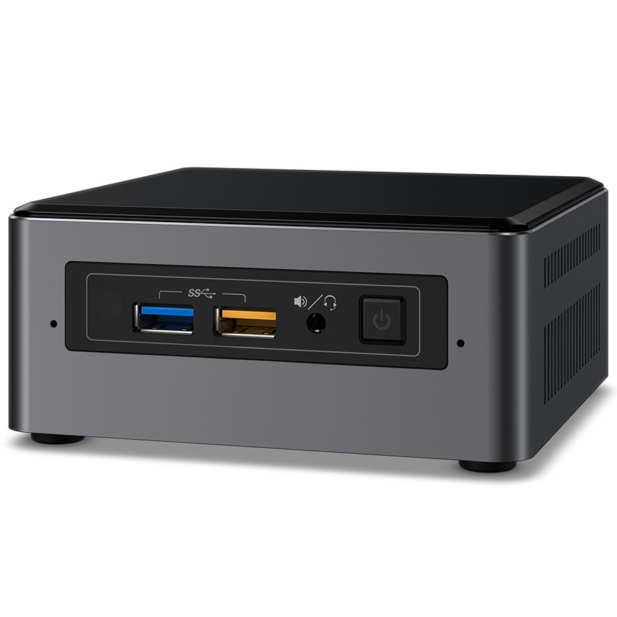 PC Barebone INTEL BOXNUC7I5BNH Intel NUC 7th Gen with Optane Memory Ready, Core i5-7260U DC 2.20GHz 3.4GHz Turbo, 2xDDR4 1.2V SODIMM (max 32GB), 2.5'' HDD/SSD+NVMe/SATA M.2 SSD, Iris Plus Graphics 640, Dual Mic, 7.1 Audio, 4xUSB 3.0, 1xLAN GbE, IR, WiFi 8
