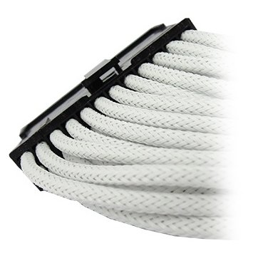 Cable GELID SOLUTIONS CA-24P-02 GELID 24pin Power extension cable 30cm individually sleeved UV WHITE