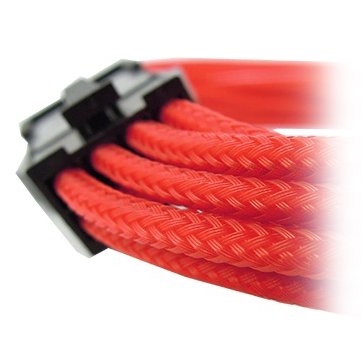Cable GELID SOLUTIONS CA-8P-08 GELID 6+2pin VGA PCI-E 30cm individually sleeved RED