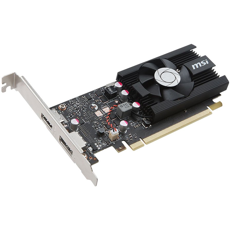 Video Card MSI GT_1030_2G_LP_OC MSI Video Card GeForce GT 1030 OC GDDR5 2GB/64bit, 1265MHz/6008MHz, PCI-E 3.0 x16, HDMI, DP, Cooler, Low-profile, Retail