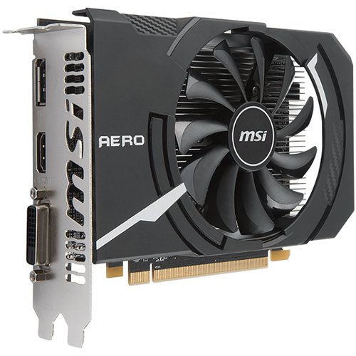 Video Card MSI RX_550_AERO_ITX_2G_OC MSI Video Card AMD Radeon RX 550 OC GDDR5 2GB/128bit, 1082MHz/7000MHz, PCI-E 3.0 x16, DP, HDMI, DVI-D, Sleeve Fan Cooler(Double Slot) Retail