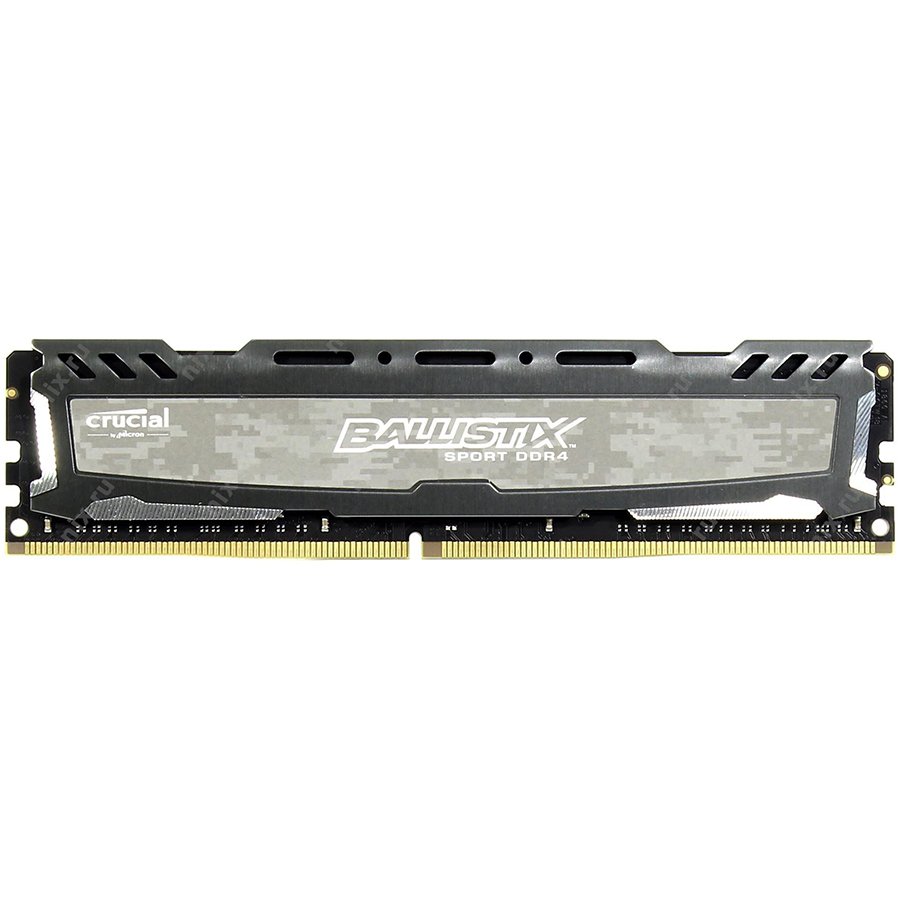 Memory ( Desktop ) CRUCIAL BLS8G4D26BFSB CRUCIAL Ballistix Sport LT Gray 8GB DDR4-2666 UDIMM