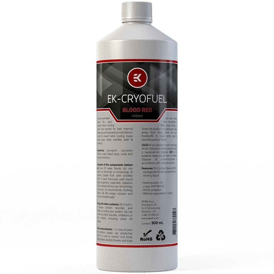 Cooling System EKWB EKWB3831109880197 EK-CryoFuel Blood Red Premix 900 mL