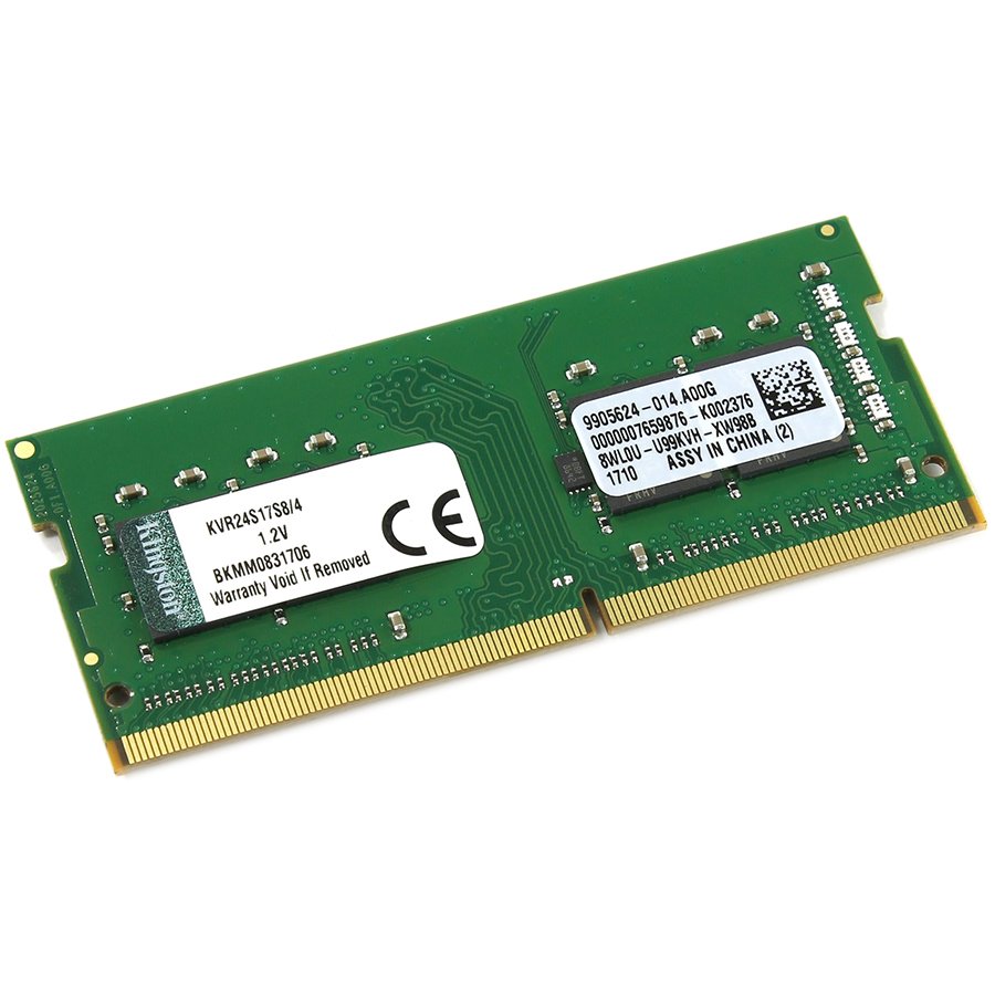 Memory ( Mobile ) KINGSTON KVR24S17S8/4 KINGSTON 4GB 2400MHz DDR4 Non-ECC CL17 SODIMM 1Rx8 Lifetime