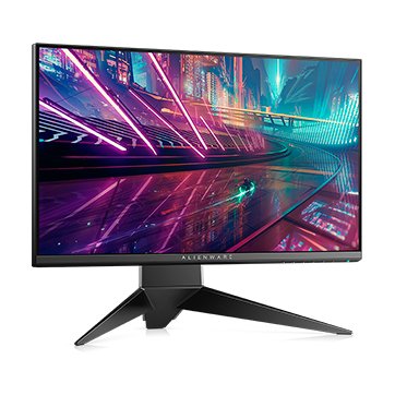 Monitor LED ALIENWARE AW2518H-14 Dell Alienware 25'',1920 x 1080,240Hz ,16:9,1 ms,TN,1000:1,170°/160°,400 nits,DP 1.2,HDMI 1.4,4 x USB3.0,Audio Out,NVIDIA G-SYNC technology,HAS, Tilt, Pivot, Swivel,black