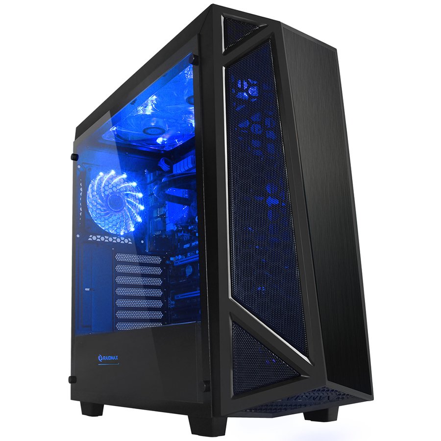 PC Chassis RAIDMAX SIGMA_A14_TBB Chassis SIGMA A14 TBB Tower, ATX, 7 slots, 1 X 3.5" H.D., 2X 2.5"H.D,2x 3.5"or 2.5"H.D. 2 x HD AUDIO / 2 x USB3.0, PSU Optional, 3 X 120mm fan, 1 x120,489x214x518mm, Black