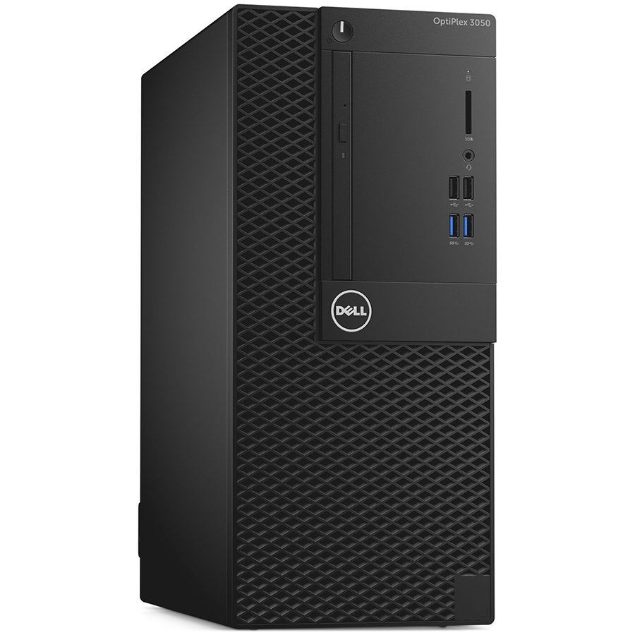 Desktop Computer DELL S009O3050MTUCEE_UBU-14 OptiPlex 3050 MT, Core i3-7100 (DC/3MB/4T/3.9GHz/65W), 240W up to 85%(80Plus Bronze), 4GB 2400MHz DDR4, 500GB 7200rpm 3.5", DVD-RW Drive, Intel Integrated Graphics, VGA port, Mouse+Keyboard BG, Ubuntu 16.04, 3Y