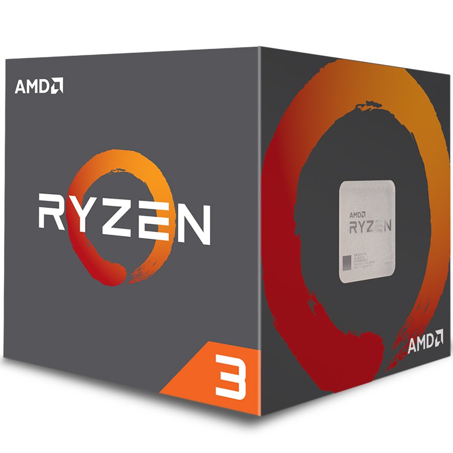 CPU Desktop AMD YD1200BBAEBOX AMD CPU Desktop Ryzen 3 4C/4T 1200 (3.1/3.4GHz Boost,10MB,65W,AM4) box, with Wraith Stealth cooler