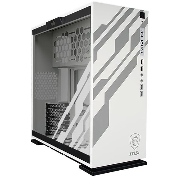 PC Chassis IN WIN INWIN_303_MSI_DRAGON_WHITE Chassis In Win 303 RGB LED MSI DRAGON Mid Tower,Tempered Glass,SECC,ATX,Micro-ATX,Mini-ITX,2xUSB 3.0,2xUSB 2.0,HD Audio,1x120mm Rear Fan/120mm Radiator,3x120mm Top Fan/360mm Radiator,3x120mm Bottom Fan,2x3.5",2