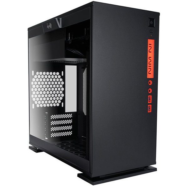 PC Chassis IN WIN INWIN_301_BLACK Chassis In Win 301 Mini Tower,Tempered Glass,SECC,Micro-ATX, Mini-ITX,2xUSB 3.0,HD Audio,2x120mm Front Fan/240mm Radiator,1x120mm Rear Fan/120mm Radiator,2x120mm Bottom Fan(Occupy a PCI-E slot),PCI-Ex4,1x3.5"/2.5,2x2.5",b