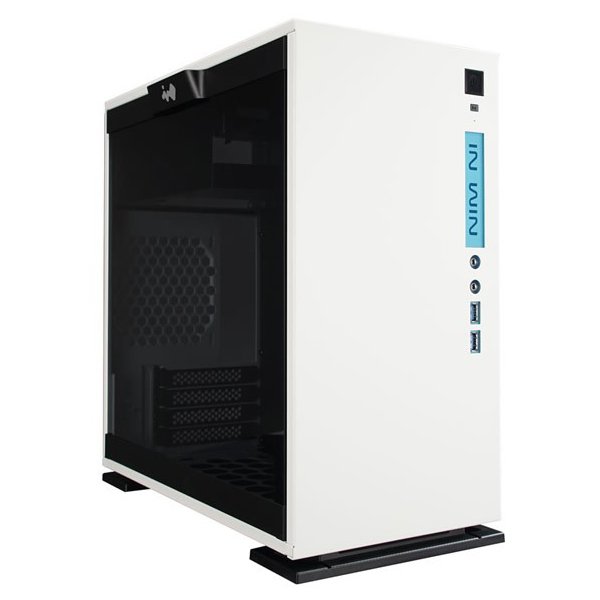 PC Chassis IN WIN INWIN_301C_WHITE Chassis In Win 301C RGB LED Mini Tower,Tempered Glass,SECC,Micro-ATX, Mini-ITX,USB3.0x2+TYPE3.1C+AUDIO(HD),2x120mm Front Fan/240mm Radiator,1x120mm Rear Fan/120mm Radiator,2x120mm Bottom Fan Occupy a PCI-E slot,PCI-Ex4,w
