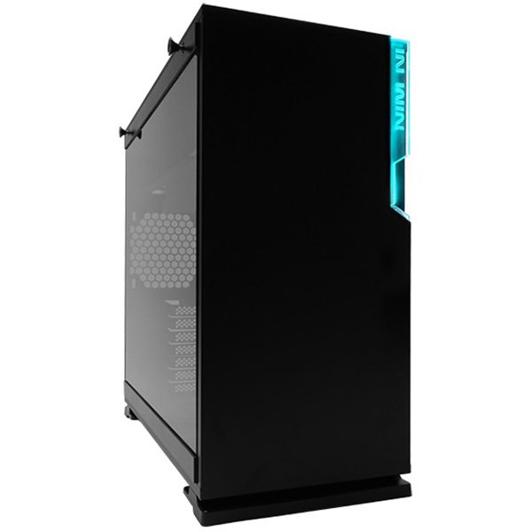 PC Chassis IN WIN INWIN_101C_BLACK Chassis In Win 101C RGB LED Mid Tower,SECC, ABS, PC,Tempered Glass,ATX, Micro-ATX, Mini-ITX, Max:12" x 10.5",1XUSB 3.1 Gen 2 Type-C,2xUSB 3.0 HD Audio,1x120mm Rear Fan/120 mm Radiator 2x120mm Side Fan/240mm Radiator 3x12