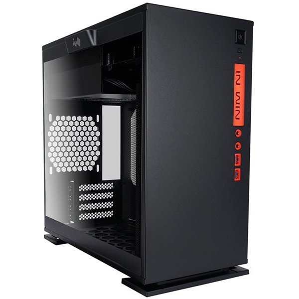 PC Chassis IN WIN INWIN_301C_BLACK Chassis In Win 301C RGB LED Mini Tower,Tempered Glass,SECC,Micro-ATX, Mini-ITX,USB3.0x2+TYPE3.1C+AUDIO(HD),2x120mm Front Fan/240mm Radiator,1x120mm Rear Fan/120mm Radiator,2x120mm Bottom Fan Occupy a PCI-E slot,PCI-Ex4,b