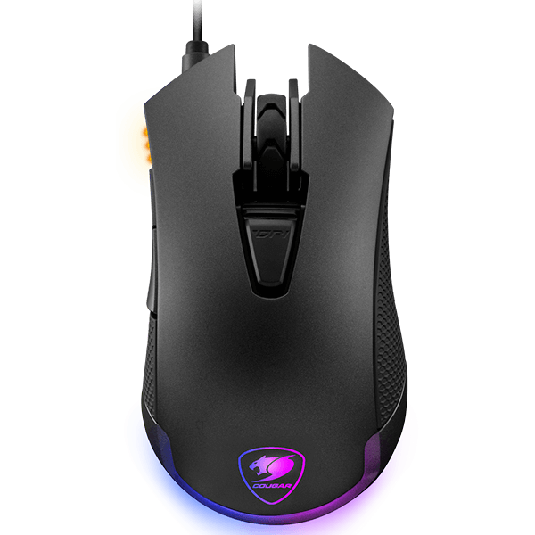 Input Devices - Mouse Box COUGAR GAMING CG3MREVWOI0001 COUGAR Revenger Gaming Mouse,PixArt PMW3360 Optical gaming sensor,100-12000 DPI,Game type FPS/MMORPG/MOBA/RTS,On-board memory 512KB,Software COUGAR UIX™ System,Programmable buttons 6,Golden-plated USB