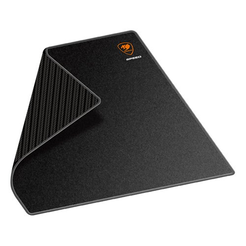 Gaming Accessories COUGAR GAMING CG3PSPEMBBRB50002 COUGAR SPEED 2-M Gaming Mouse Pad, Width (mm/inch)-320/12.6, Length (mm/inch)-270/10.6,Surface Material-Cloth,Surface Color-Black,Base Material-Natural Rubber,Base Color-Black