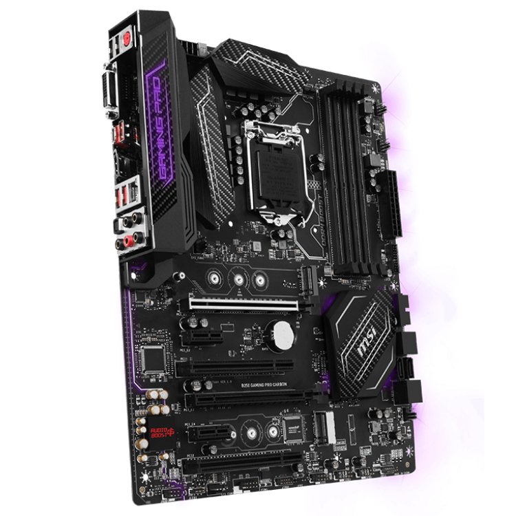 Main Board Desktop MSI B250_GAMING_PRO_CARBON MSI Main Board Desktop B250 (S1151,2xDDR4,2xPCI-Ex16,2xPCI-Ex1,2xPCI, USB3.1,USB2.0,M2,SATA III,DVI, HDMI,GLAN) ATX Retail