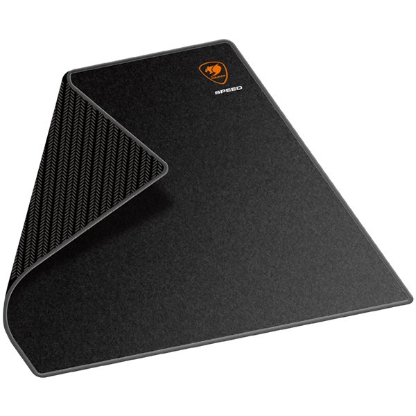 Gaming Accessories COUGAR GAMING CG3PSPELBBRB50001 COUGAR SPEED 2-L Gaming Mouse Pad,Width(mm/inch)-450/17.7,Length(mm/inch)-400/15.7,Thickness(mm/inch)-5/0.19,Surface Material-Cloth,Surface Color-Black,Base Material-Natural Rubber,Base Color-Black