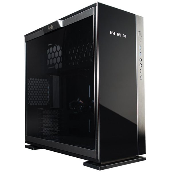 PC Chassis IN WIN INWIN_305_BLACK Chassis In Win 305 Mid Tower,Tempered Glass,SECC,12" x 10.7" ATX, Micro-ATX,Mini-ITX,PCI-E x 7,2xUSB 3.0,2xUSB 2.0,HD Audio,2x3.5",2x2.5" Pre-installed,1x120mm Rear Fan/120mm Radiator 3 x 120mm Top Fan/360mm Radiator 3x12