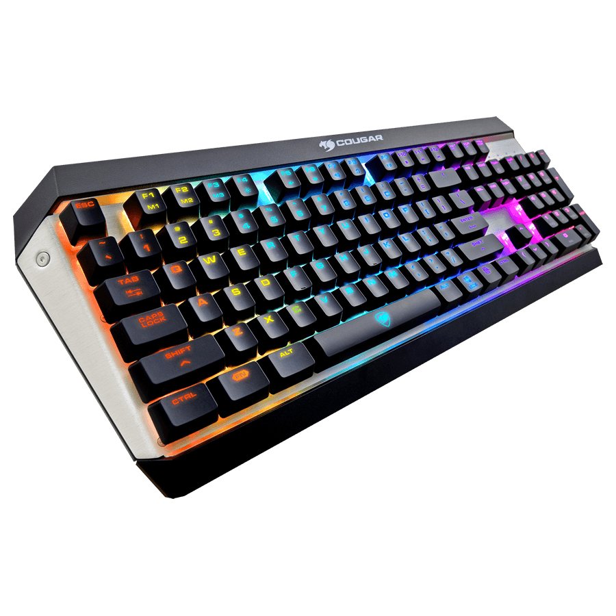 Input Devices - Keyboard Box COUGAR GAMING CG37ATRM3MB1002 COUGAR ATTACK X3 Blue Cherry MX RGB Mechanical Gaming Keyboard,N-key rollover (USB mode support),Full key backlight (16.8 million colors) , On-board memory,Aluminum/Plastic, COUGAR UIX System