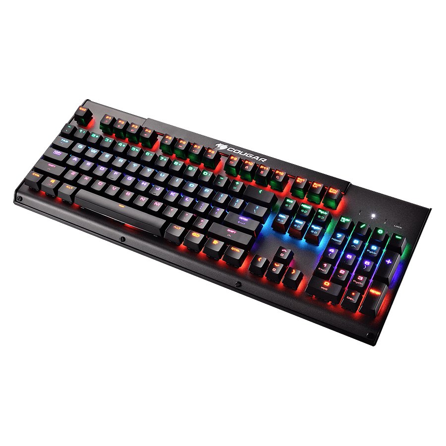 Input Devices - Keyboard Box COUGAR GAMING CG37ULRC1MB0002 COUGAR Ultimus TTC Red Switch RGB Mechanical Gaming Keyboard, N-key rollover RGB, 16.8 million colors, Full Key Backlight (Multi-colors), Polling rate 1000Hz/1ms,Steel Structure