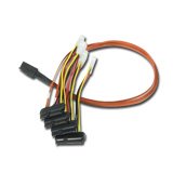 Cables Tape LSI LOGIC CBL-SAS8087OCF-06M SAS/SATA breakout Cable LSI LOGIC (SFF-8087 (Male) - 4xSFF-8482 (Male), 0.6m)