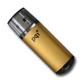 Memory ( USB flash ) PQI 6172-004GR5 PQI 4GB USB 2.0 Traveling Disk U172P Metallic Gold