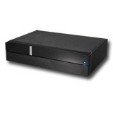 PC Chassis CFI CBI-A6719TG Шаси CFI CBI-A6719 Slim, Mini-ITX, 2xUSB2.0, audio, PSU installed 1 x 150W, Black titanium/Black