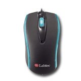 Input Devices - Mouse LABTEC Laser Glow 1600 Мишка LABTEC Laser Glow 1600 (Кабел, Лазерен 1600dpi,3 btn,USB 2.0), Черен/Син