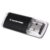Memory ( USB flash ) SILICON POWER SP008GBUF2M01V1K SILICON POWER 8GB USB 2.0 Ultima II-I Black