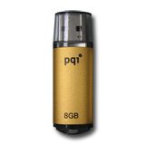 Memory ( USB flash ) PQI 6172-008GR5 PQI 8GB USB 2.0 Traveling Disk U172P Metallic case Gold
